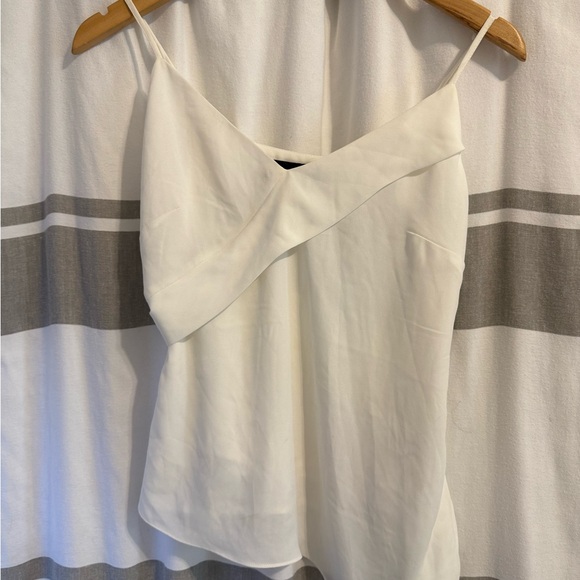 XS Maison Cinquant asymmetrical white top - Picture 3 of 5